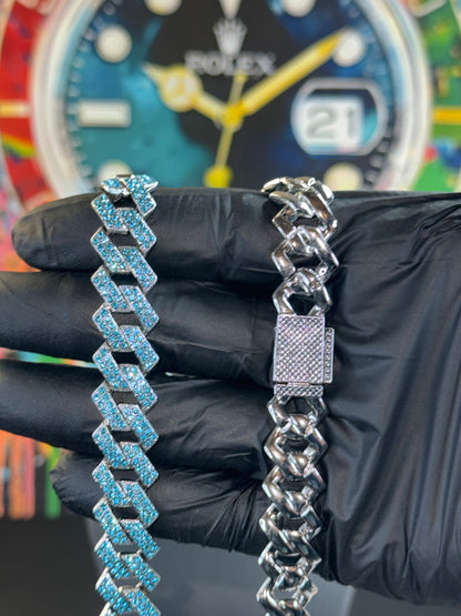 14mm Iced Cuban Link Chain