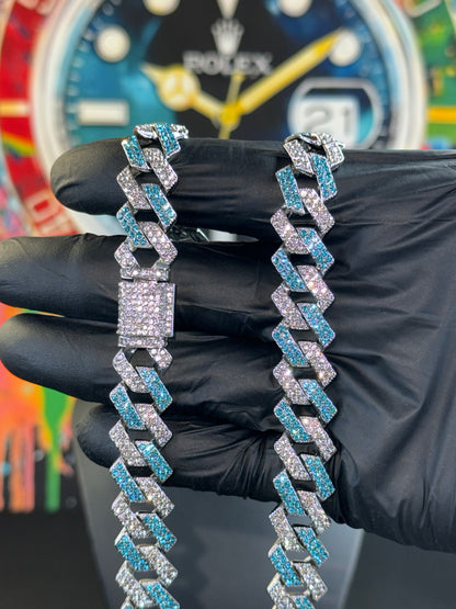 14mm Iced Cuban Link Chain
