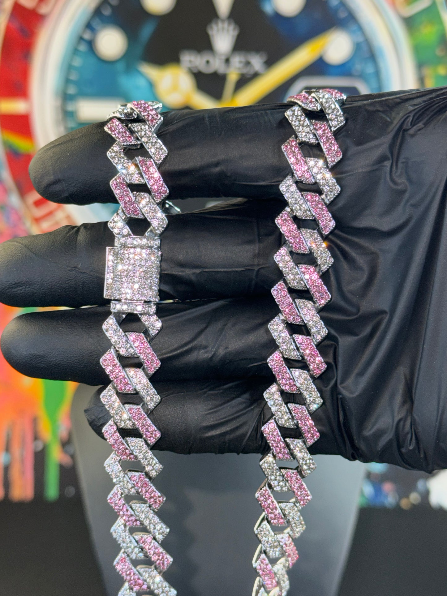 14mm Iced Cuban Link Chain