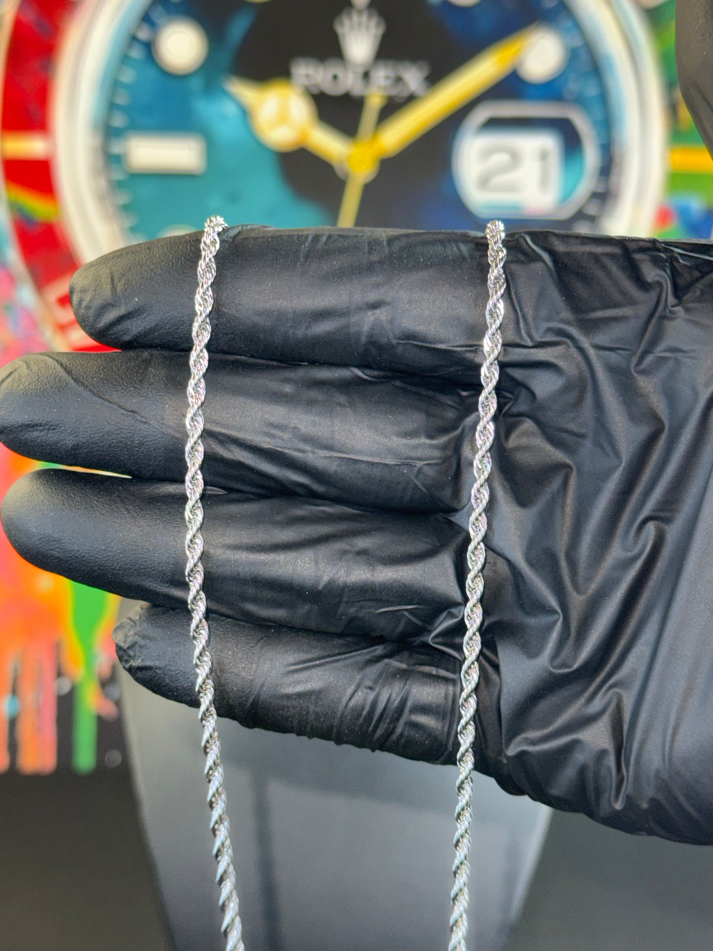 3mm Stainless Steel Rope Chain