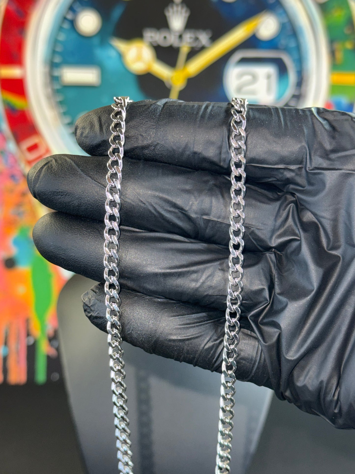 5mm Stainless Steel Cuban Link Chain