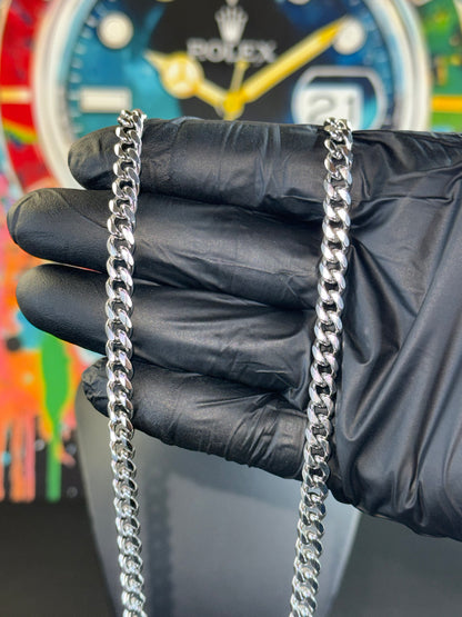 7mm Stainless Steel Cuban Link Chain